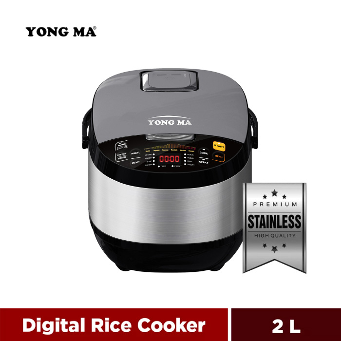 Yong Ma Digital Rice Cooker 2L - SMC7047 Silver
